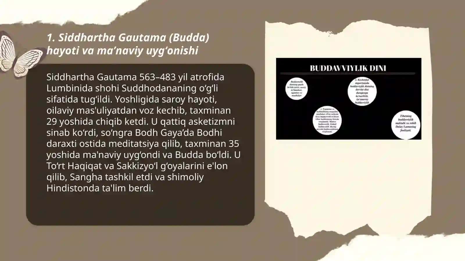 Siddhartha Gautama (Budda) hayoti va maʼnaviy uygʻonishi 3