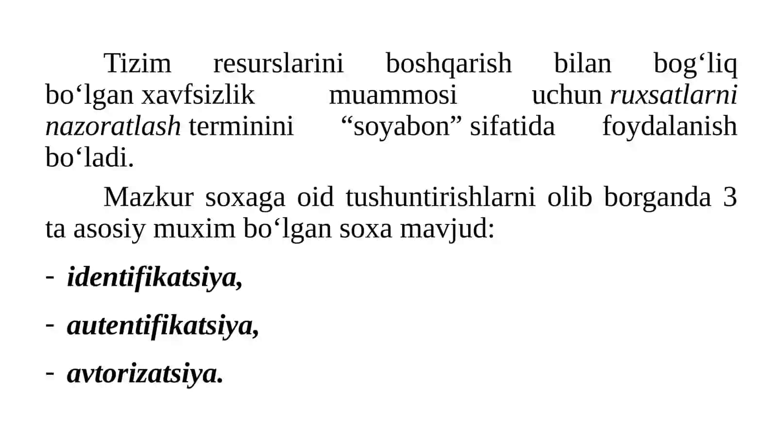 Autentifikatsiya 3