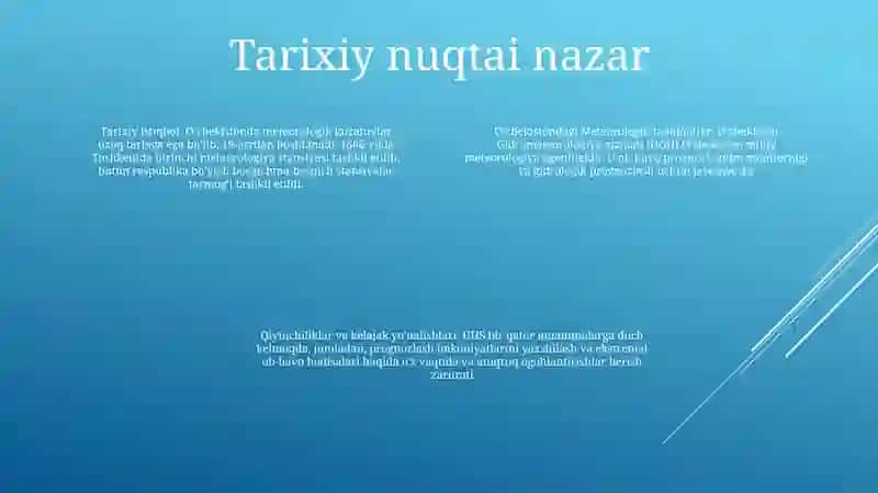 O'Zbekistondagi Meteorologik Tadqiqotlar 3