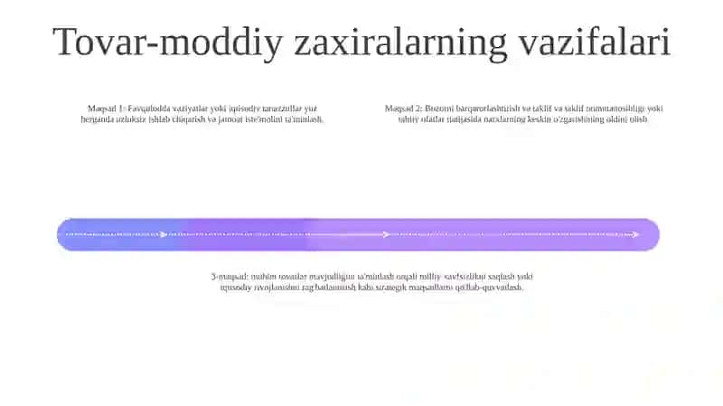 Byudjet Tashkilotlarida Tovar Moddiy Zaxiralarning Tarkibi, Tayinlanishi Va Hisobining Vazifalari 3