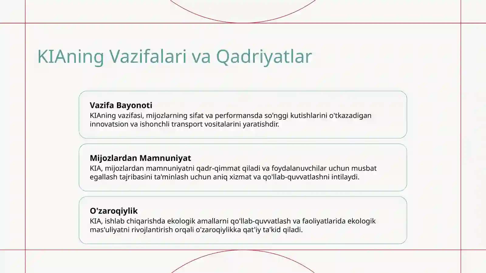 KIA avtomobil kompaniyasining tarixi 3