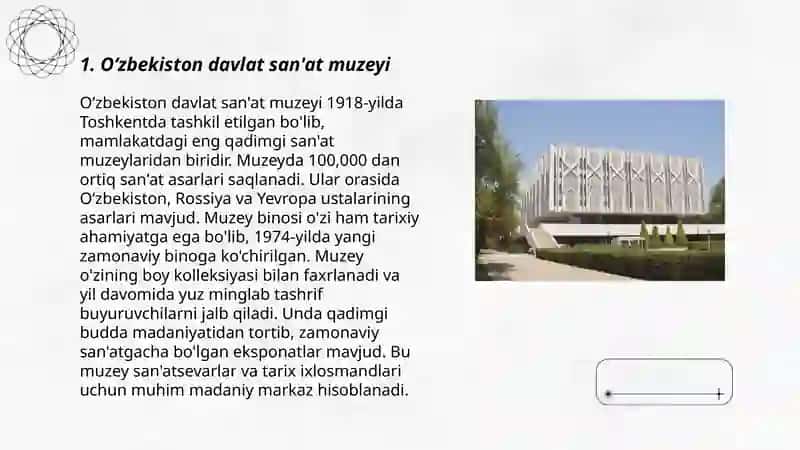 Oʻzbekistondagi 6 ta top muzeylar 3
