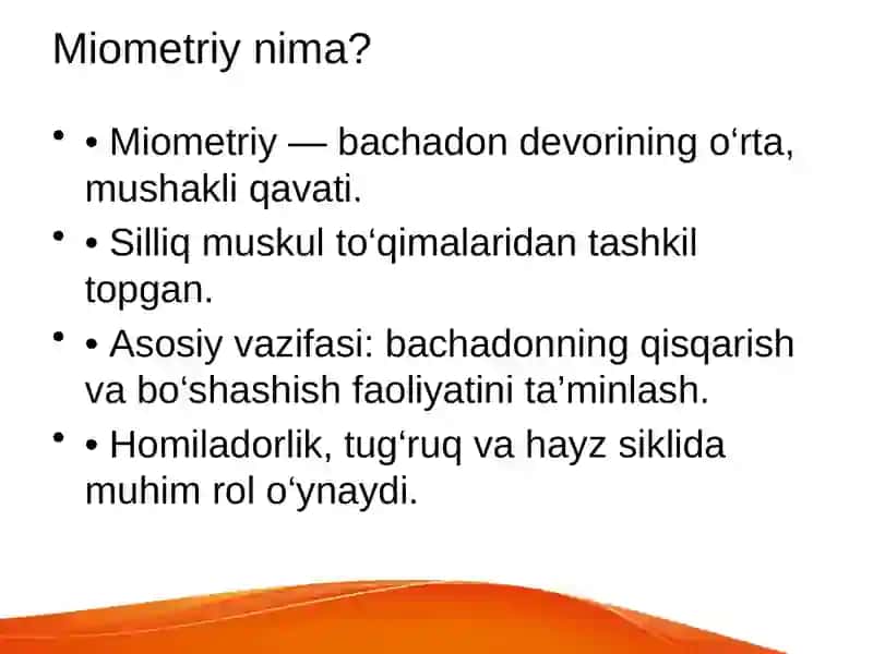 Miometriyga ta'sir etuvchi vositalar 3