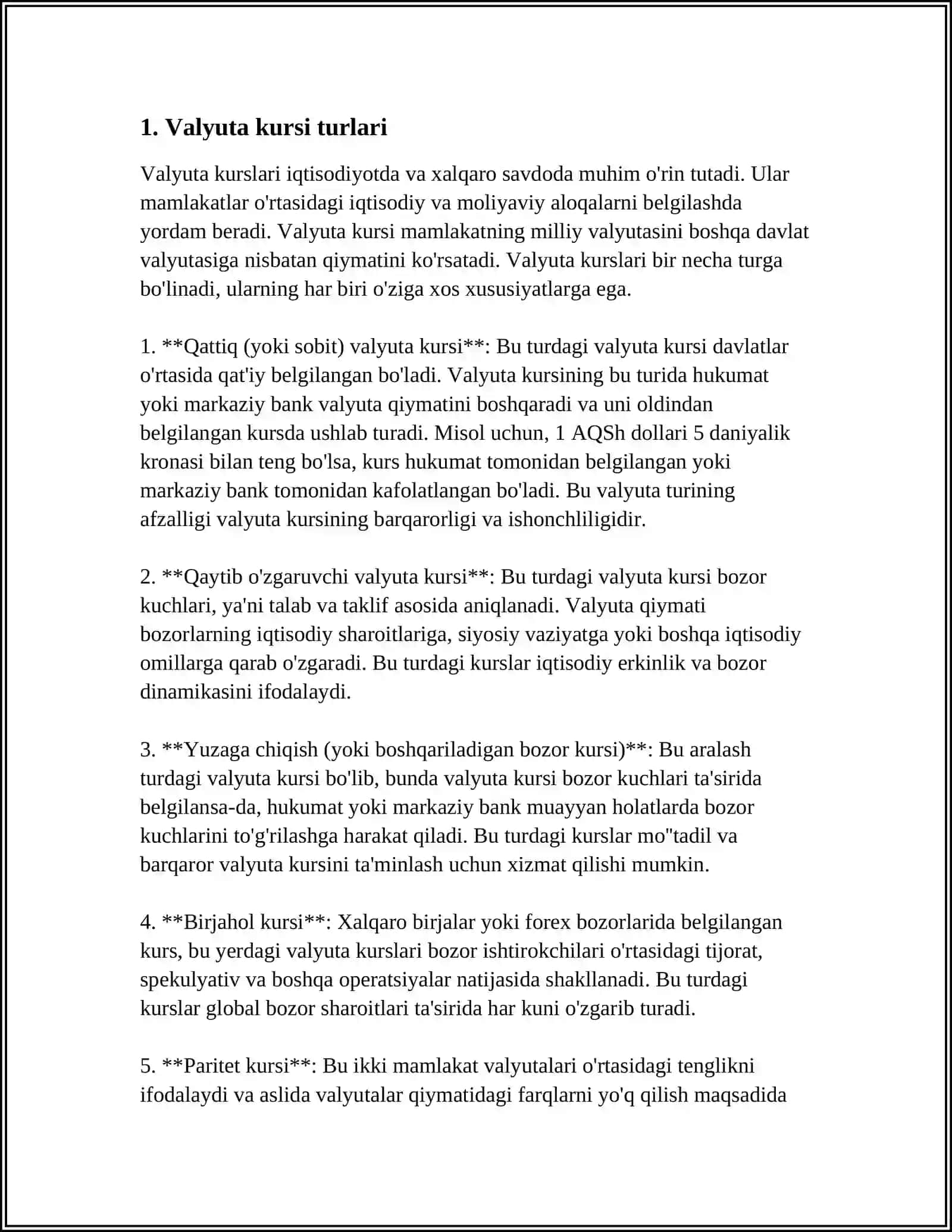 VALYUTA KURSI 3