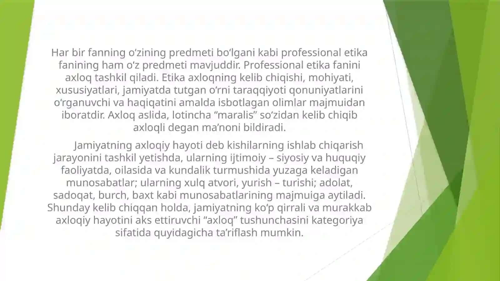 Siyosatda professional etika va yangi axloq siyosati 3