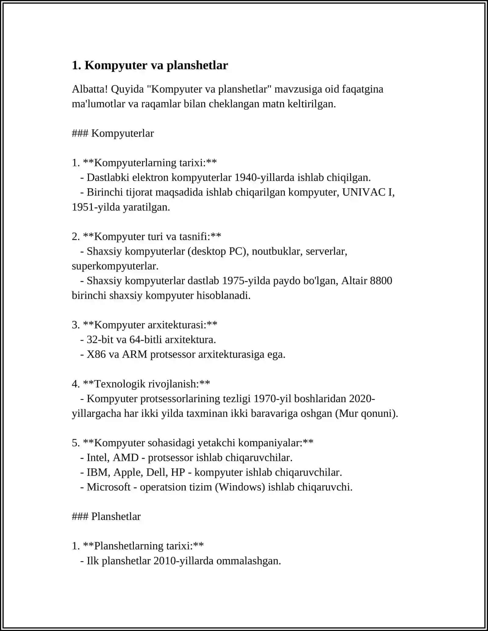 TARMOQ VA INTERNETDA ISHLASHNI TASHKIL QILISH UCHUN MO'LJALLANGAN ASOSIY QURILMALAR BILAN ISHLASH 3