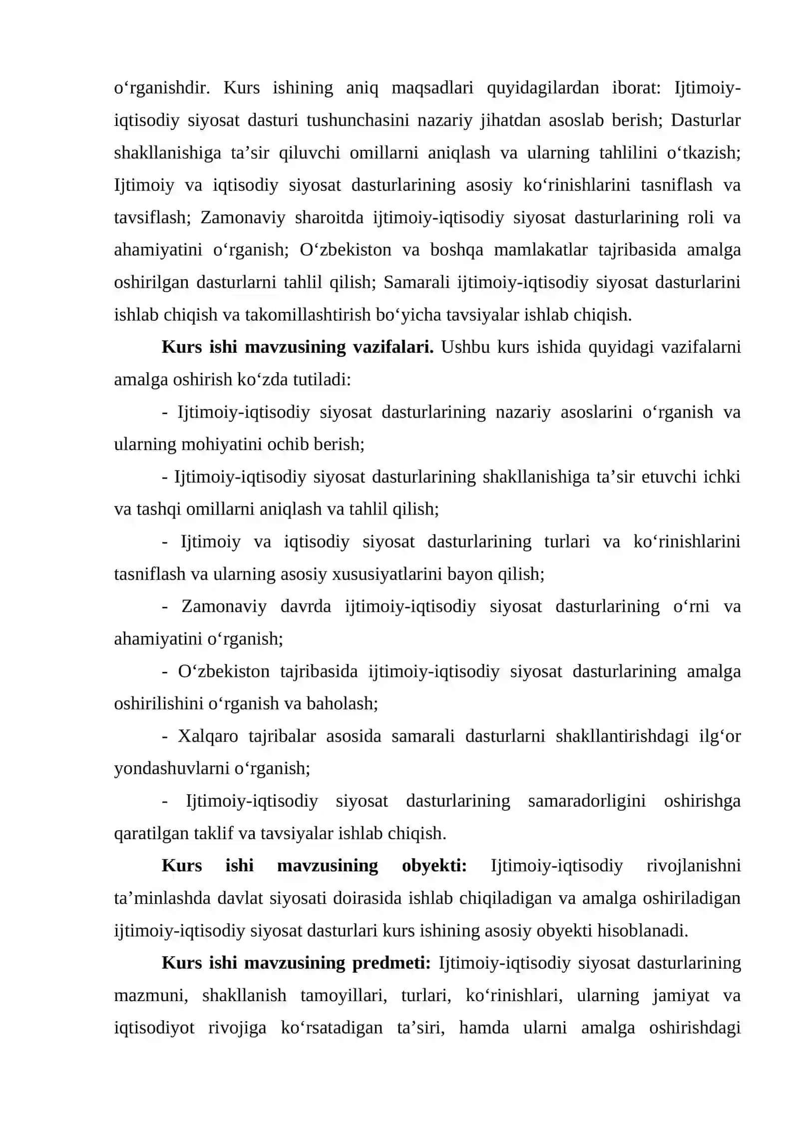 "Ijtimoiy-iqtisodiy siyosat dasturi tushunchasi va ko‘rinishlari" 3