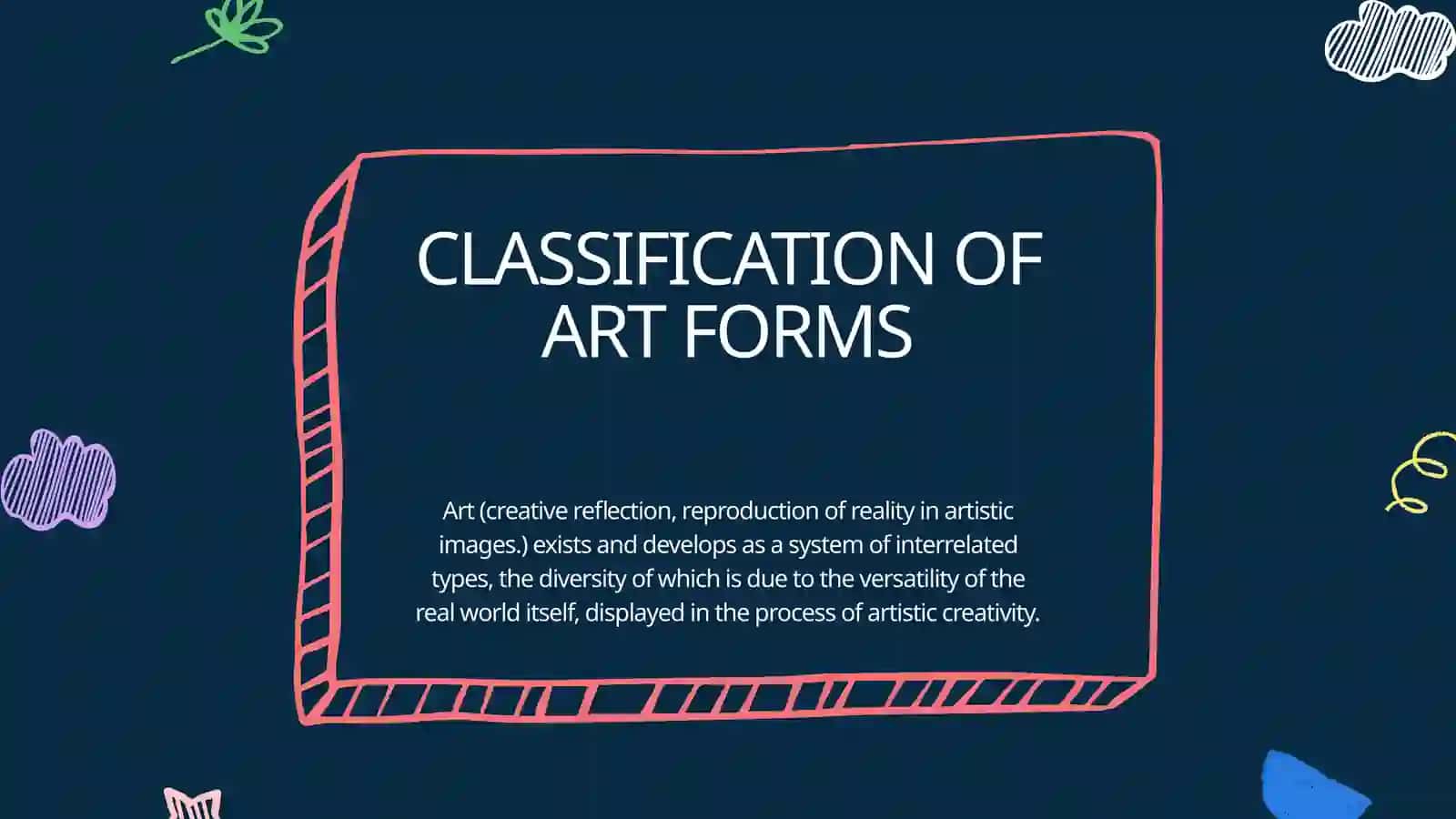 Types of art and their classification 3