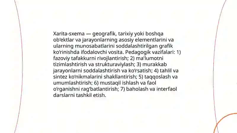 Xarita-sxemalaridan foydalanish metodikasi 3