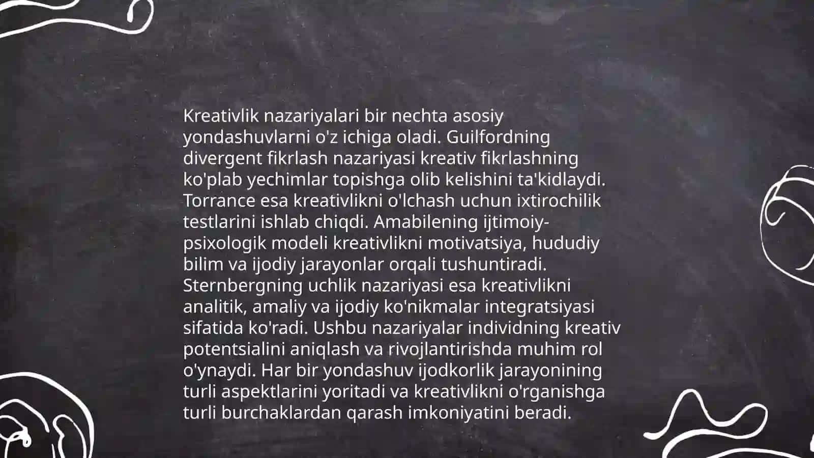Kreativ yondashuv asosida nazariy va amaliy mashgʻulotlar uchun didaktika 3