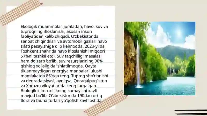Tabiat va jamiyat o‘rtasidagi o'zaro munosabatlar 3
