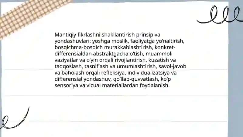 Maktabgacha yoshdagi bolalarni matematik rivojlantirish jarayonida mantiqiy fikrlashni loyihalash 3