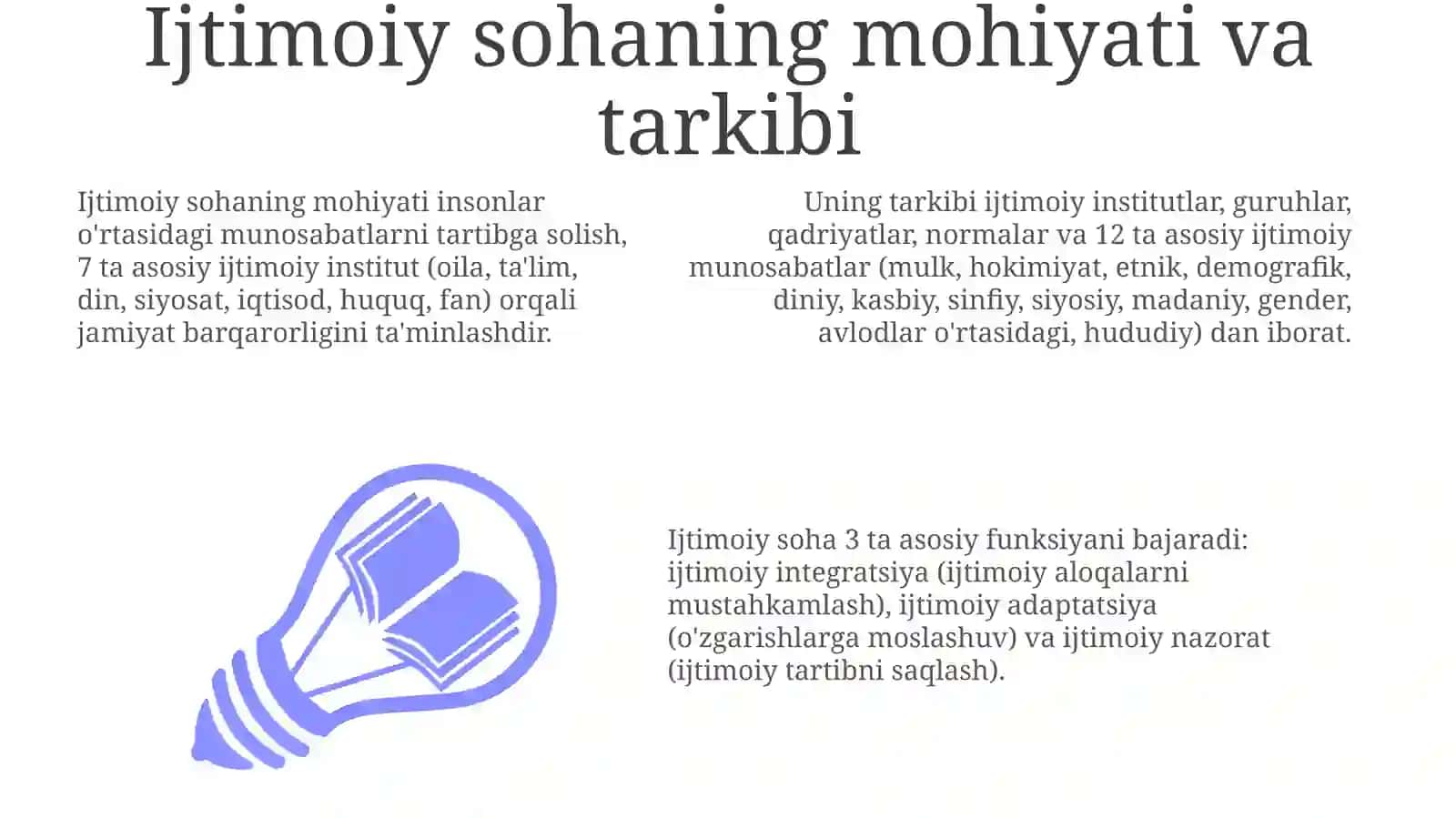 Ijtimoiy Soha 3