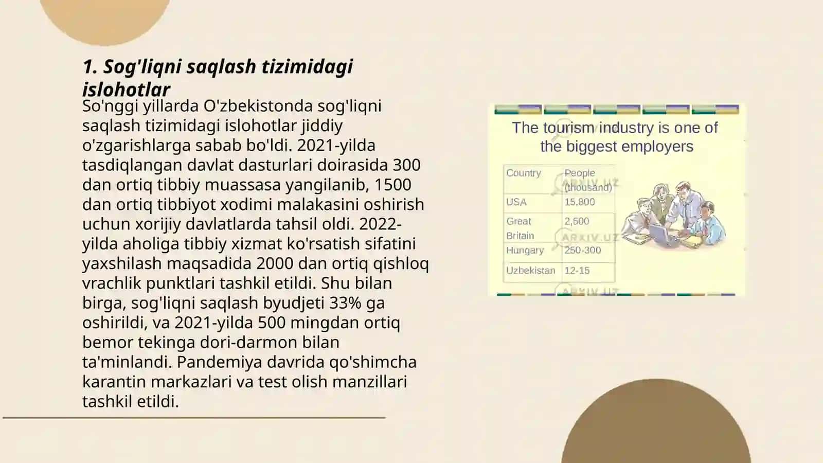 Sog'liqni saqlash tizimidagi islohotlar 3