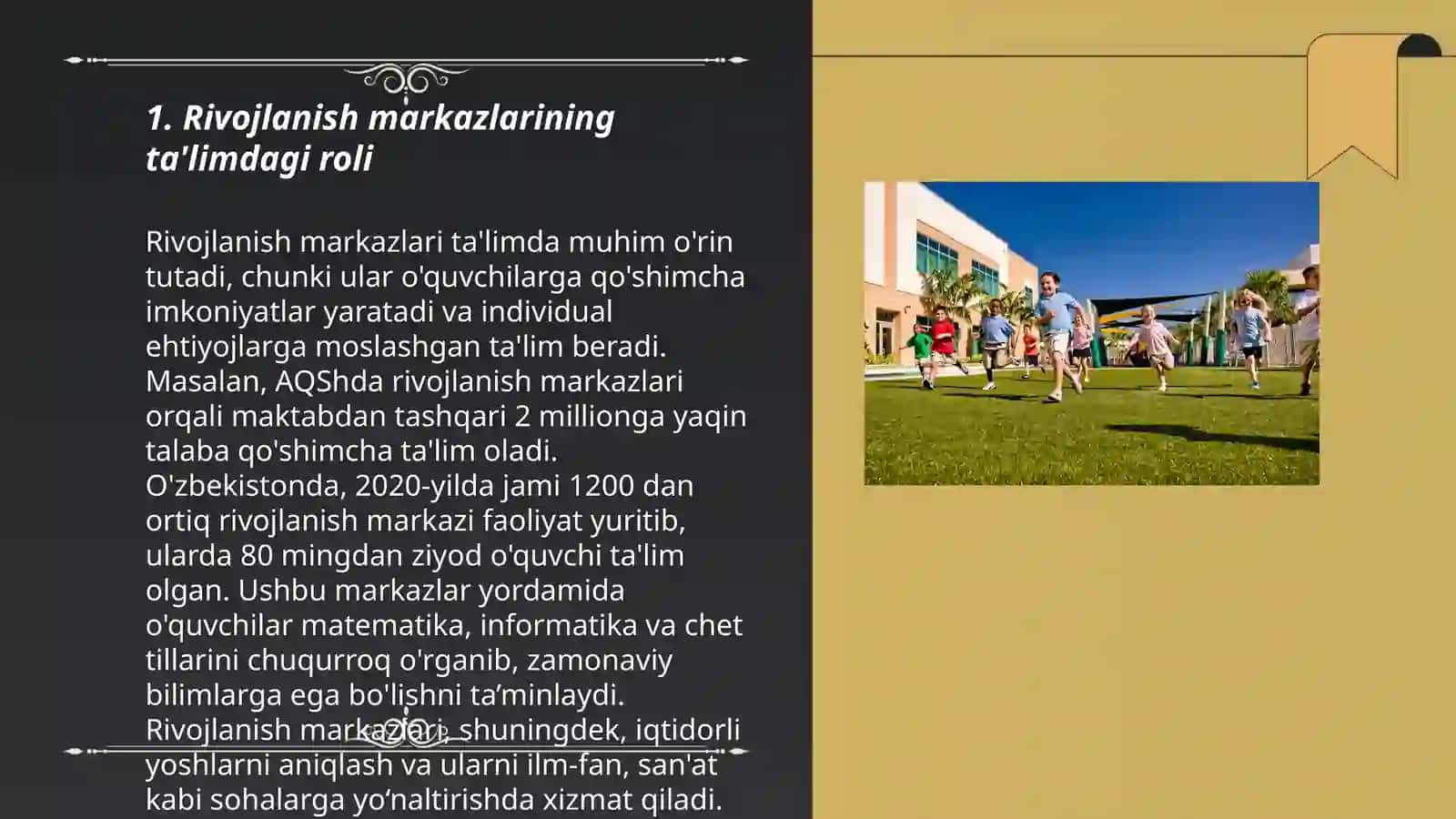 Rivojlanish markazlarida ta'limiy faoliyat 3
