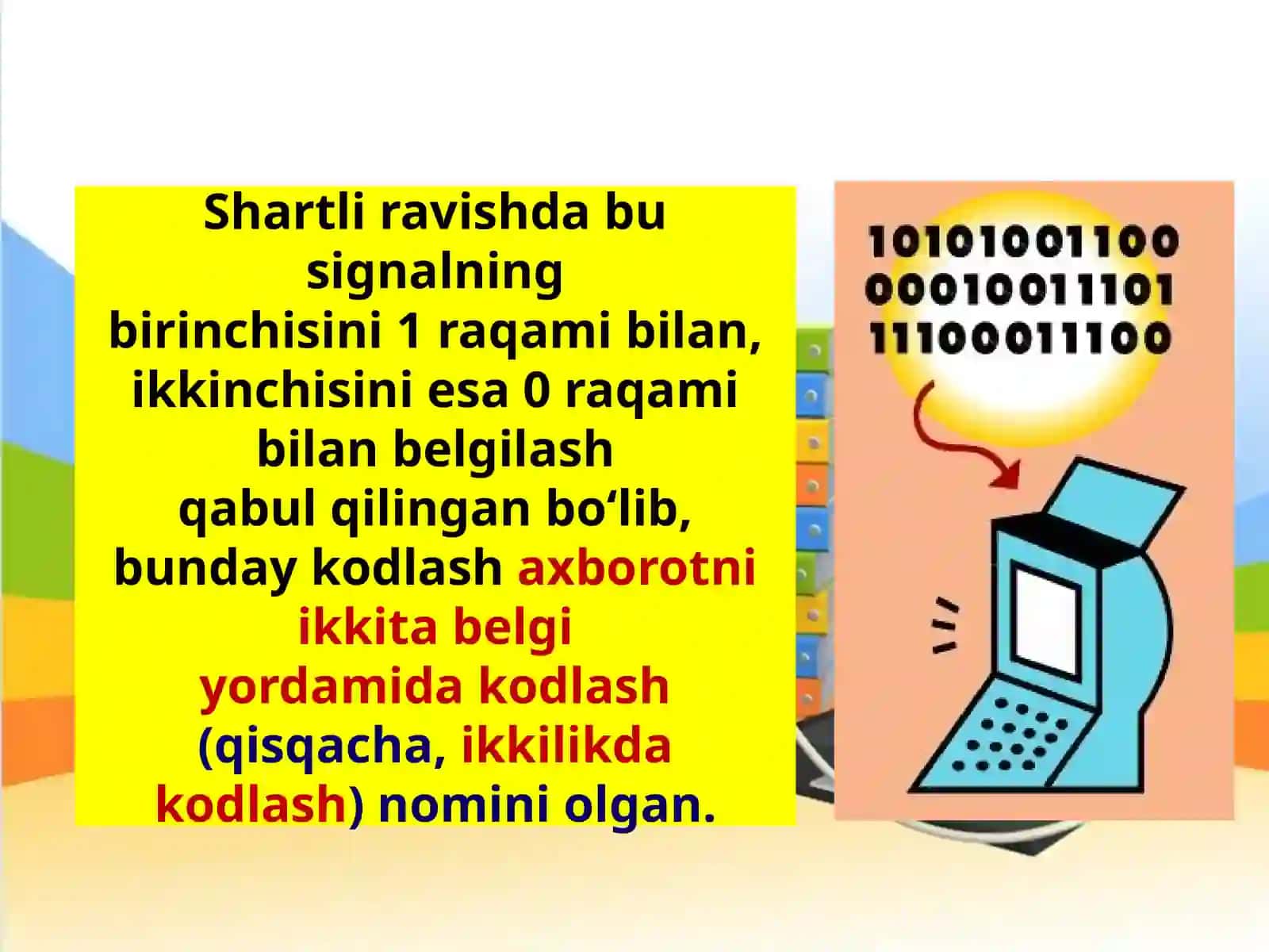 7-sinf Informatika Axborotlarning kompyuterda tasvirlanishi ochiq dars ishlanma 3