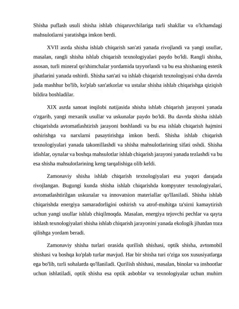 Shisha materiallari va turlari. 3