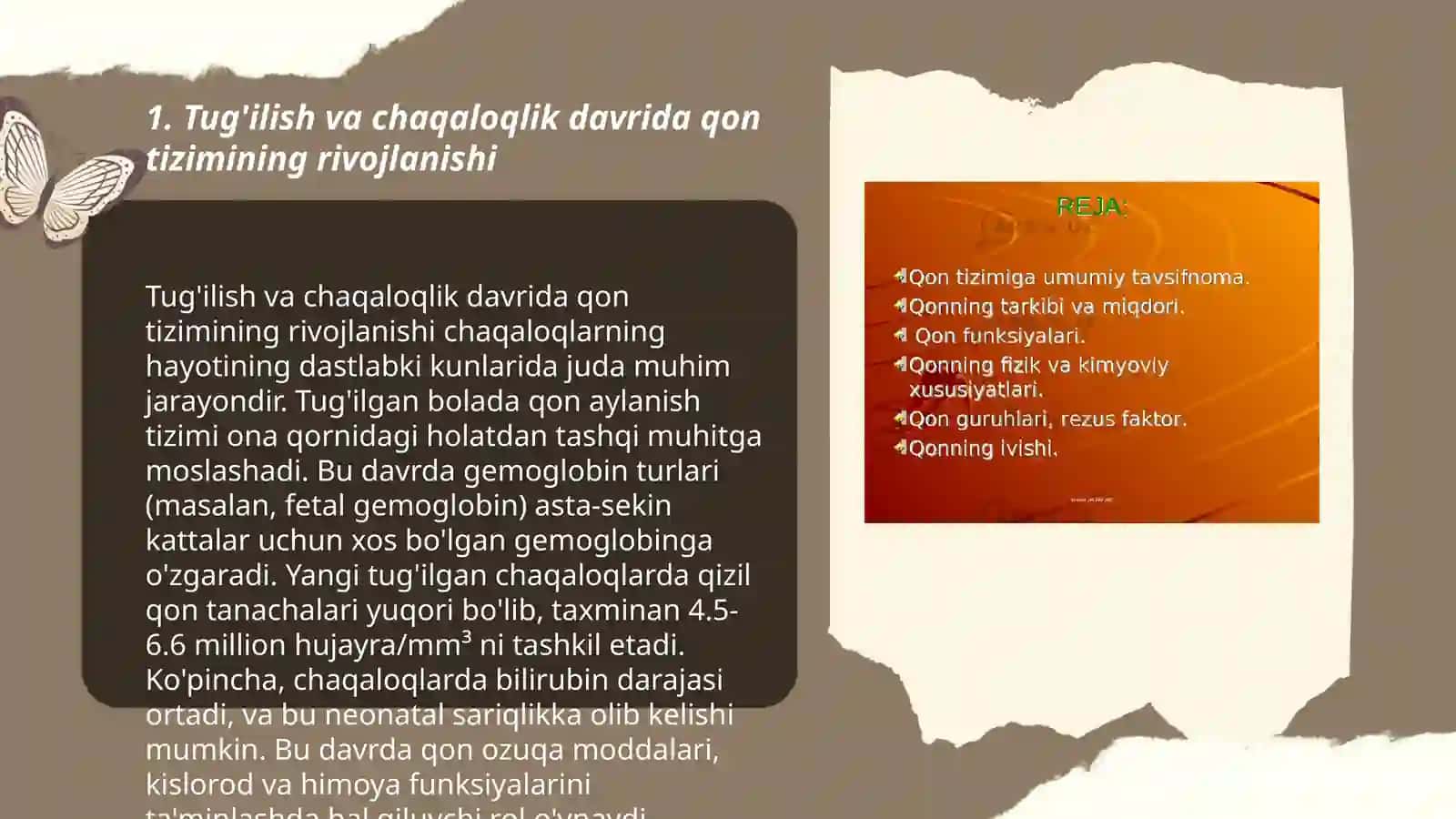 Qon tizimini yoshga doir fiziologiyasi va gigiyenasi 3