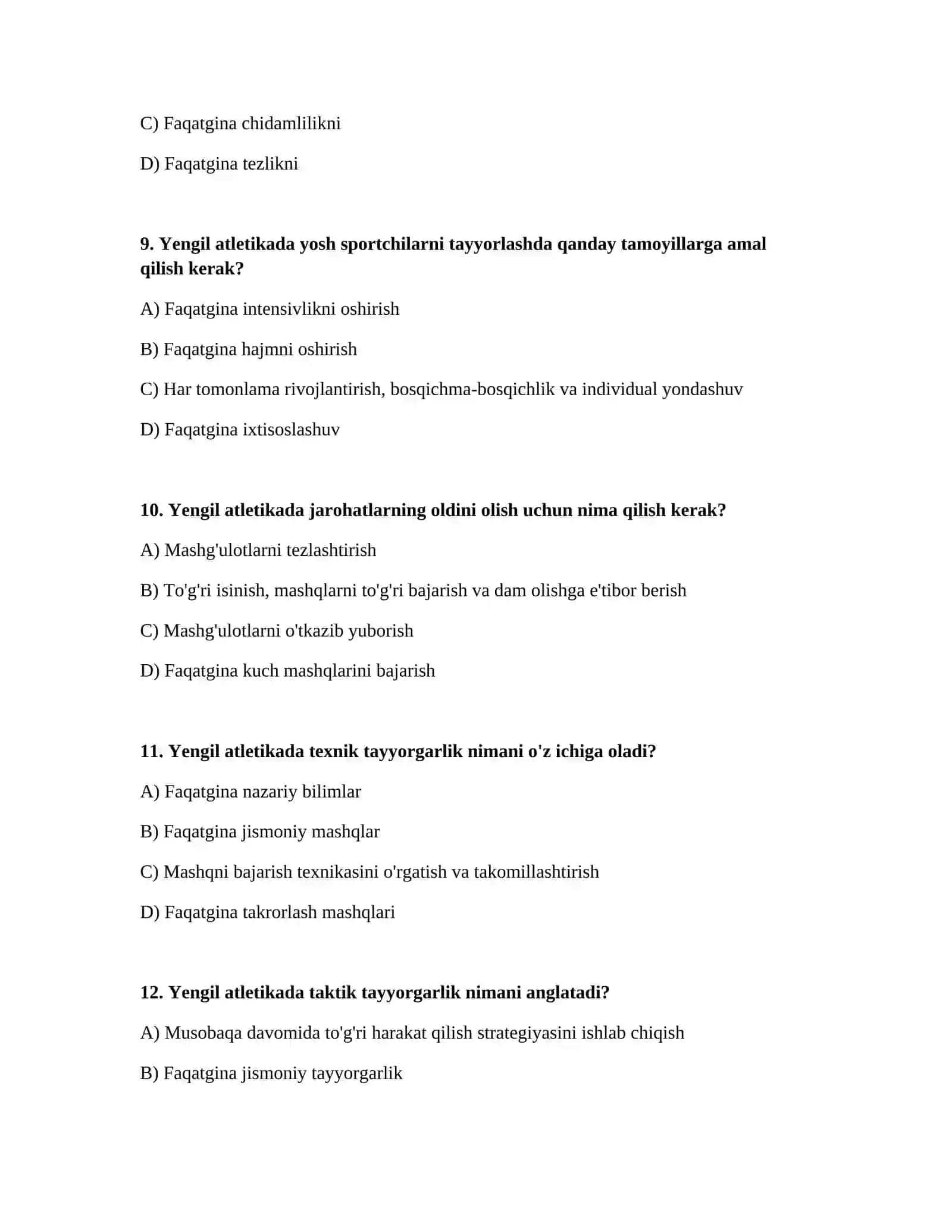 Yengil atletika bilan shugillantirish va uni orgatish asoslari 3