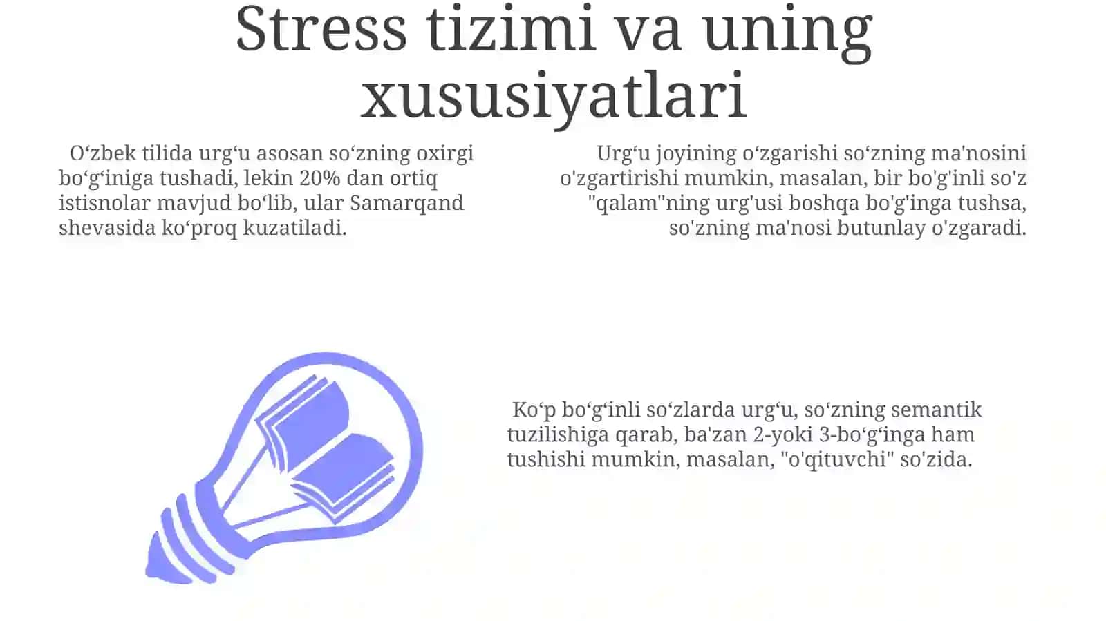 O'zbek tilshunosligida urg'u va bo'g'in 3