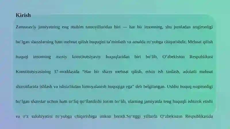 Nogironlarning mehnat qilish huquqi 3
