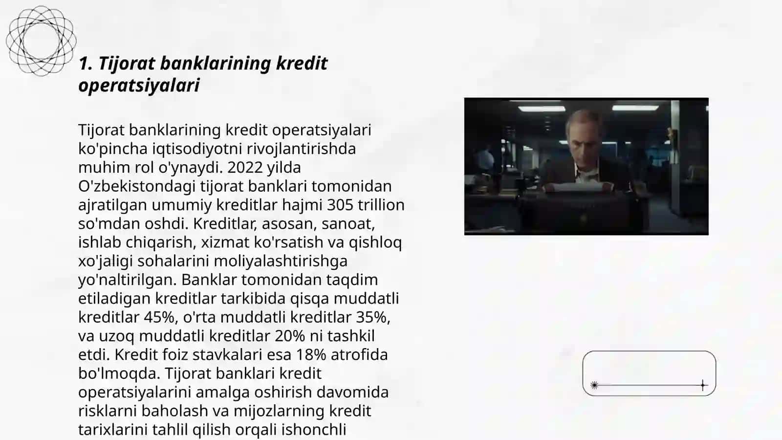 Tijorat banklarining kredit operatsiyalari 3
