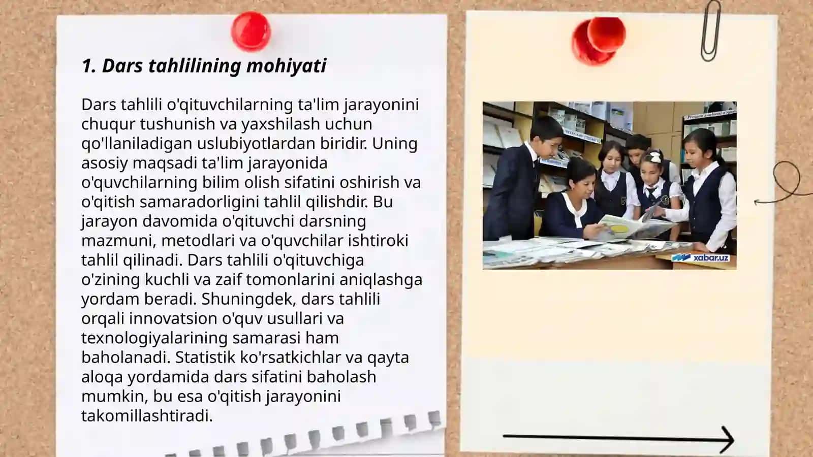 Dars tahlili va ularning turlari 3