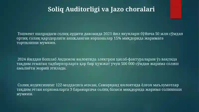 Iqtisodiyotni modernizatsiyalash sharoitida qoʻshilgan qiymat soligʻini hisoblash va toʻlash tartibi 3