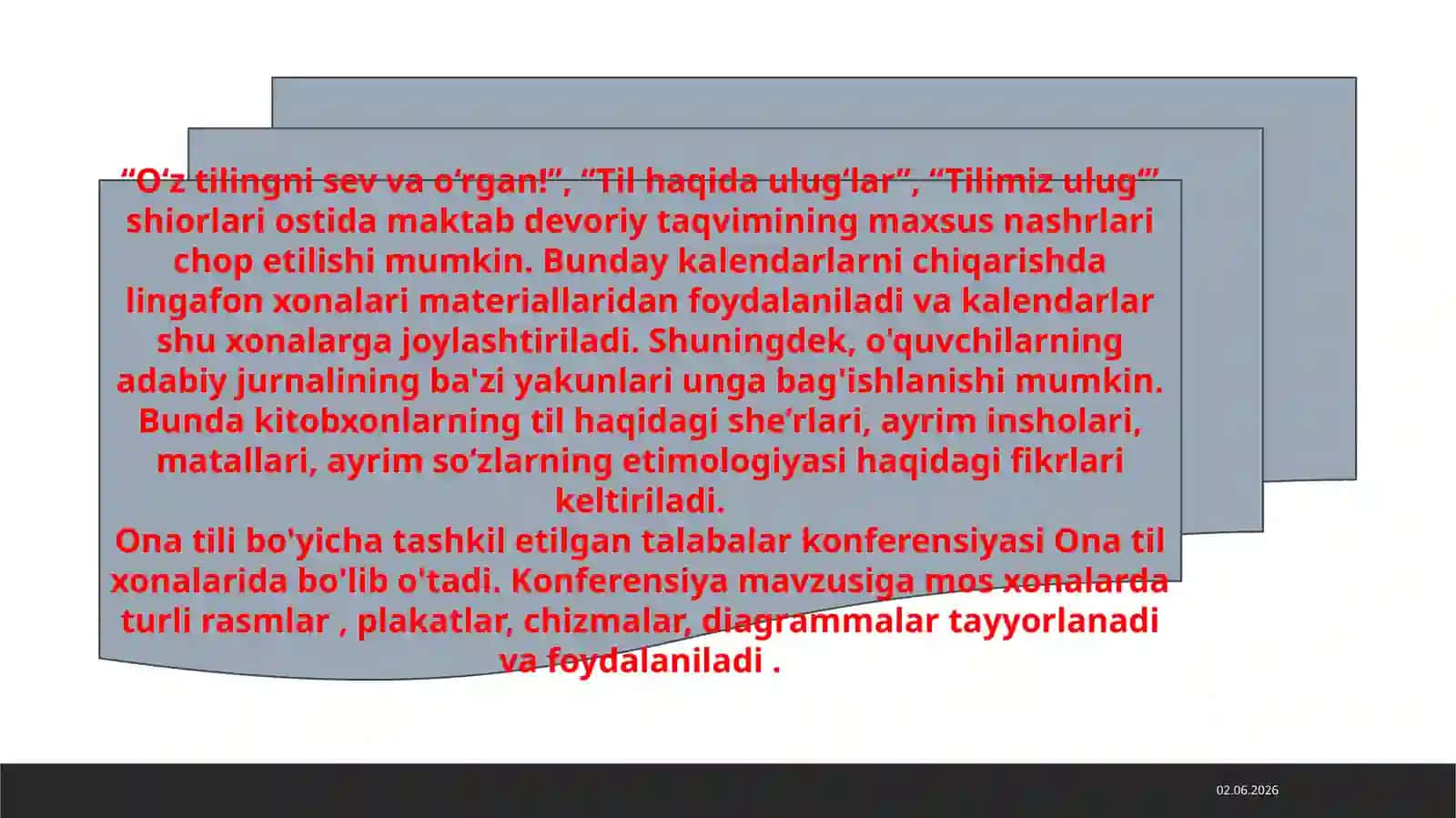 4-sinfda tanlovlarning mazmuni va ularni tashkil qilish usullariga topshiriqlar tizimini ishlab chiqish 3