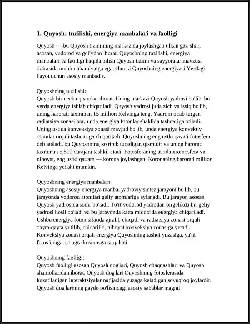 QUYOSH SISTEMASI VA SAYYORALAR 3