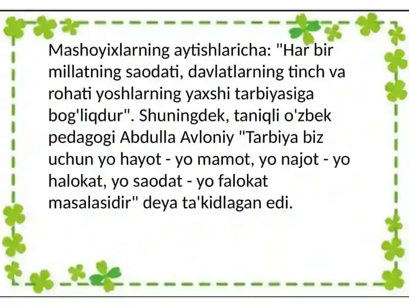 OILA  PEDAGOGIKASI FANIDAN KURS ISHI. 3