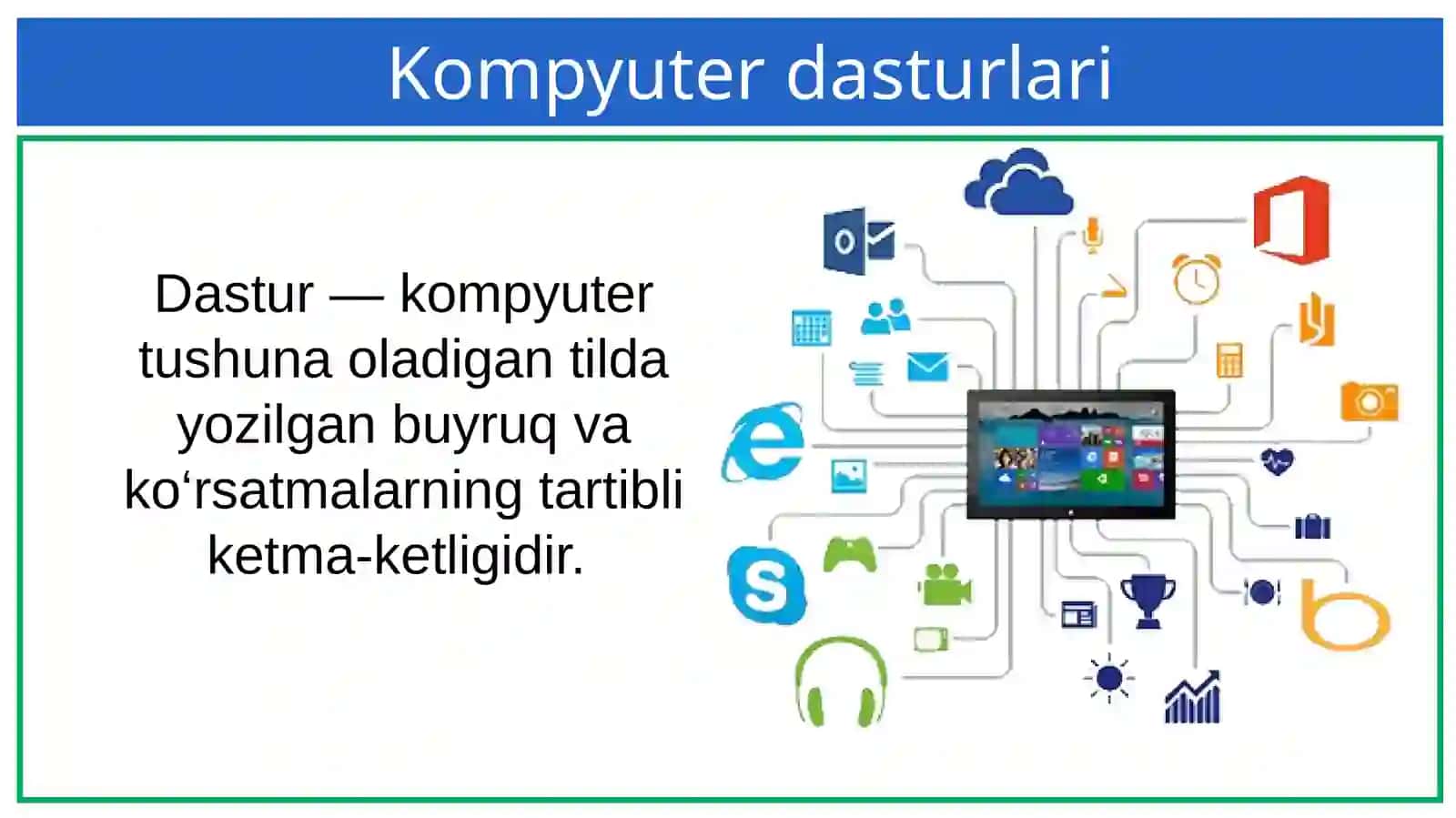 3-ma’ruza.Kompyuterdasturlari 3