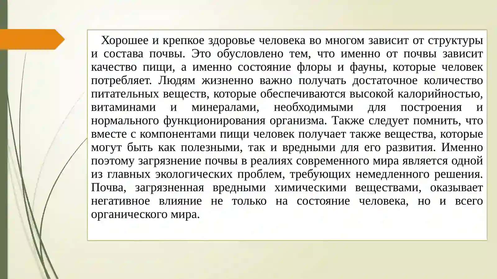 Источники загрязнения почвы. Защита почвы 3