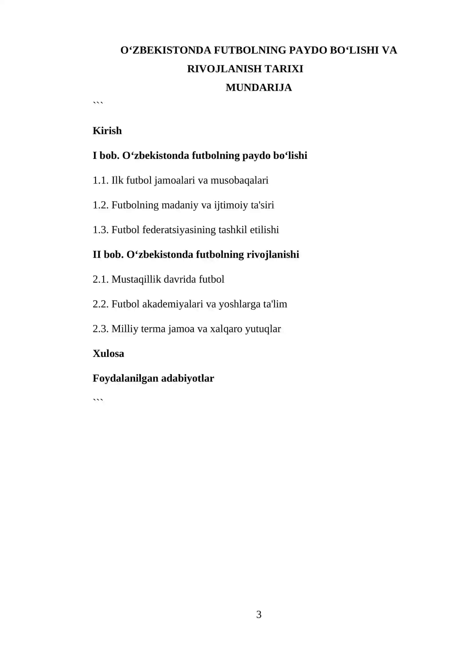 Oʻzbekistonda futbolning paydo boʻlishi va rivojlanish tarixi 3