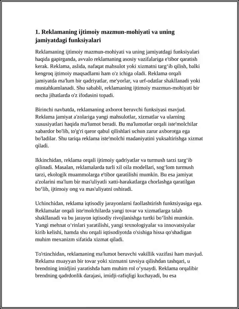 REKLAMANING IJTIMOIY MAZMUN-MOHIYATI 3