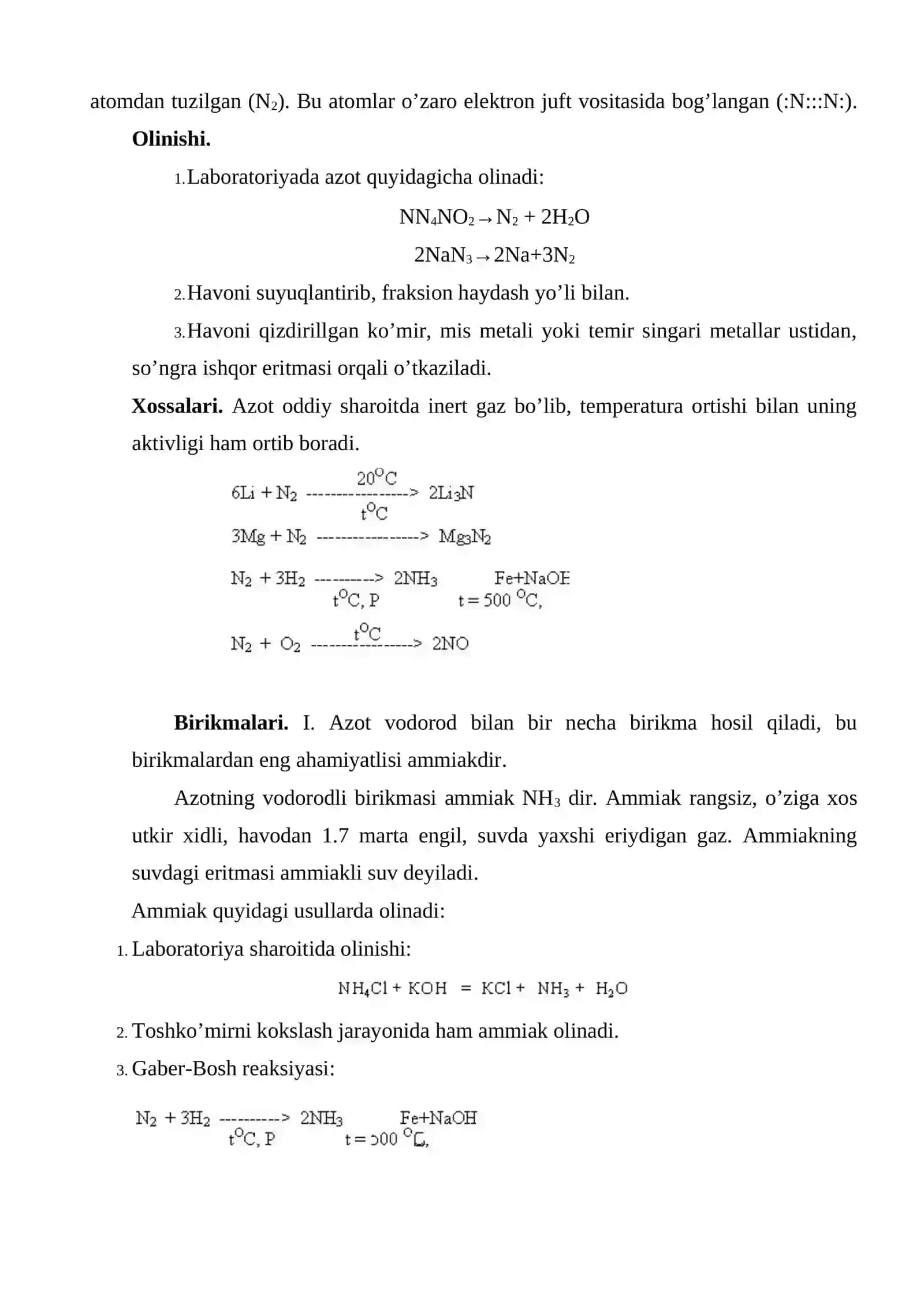Azot guruxchasi elеmеntlari 3