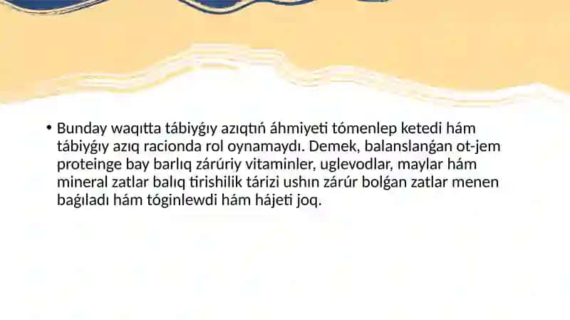 Suw saqlaǵısh balıqshılıǵı monokultura texnologiyası 3