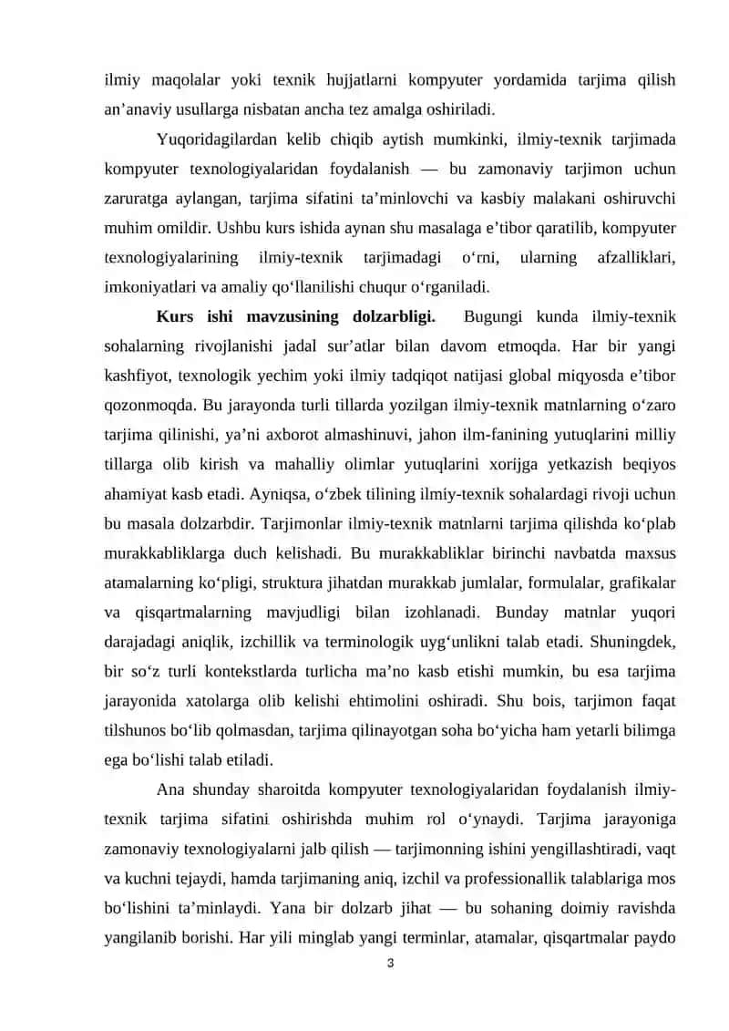 ILMIY-TEXNIK TARJIMADA KOMPYUTER TEXNOLOGIYALARIDAN FOYDALANISH 3