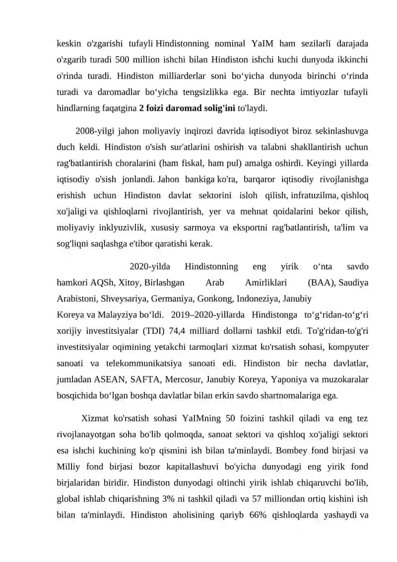 Hindiston iqtisodiyoti 3