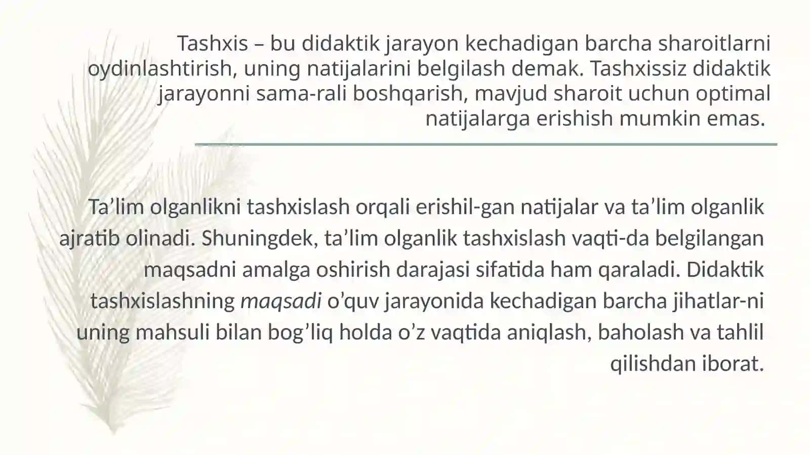 TA`LIMNI TASHXISLASH 3