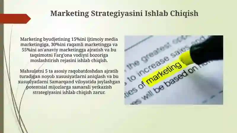 Korxona marketingini boshqarish tamoyillari 3
