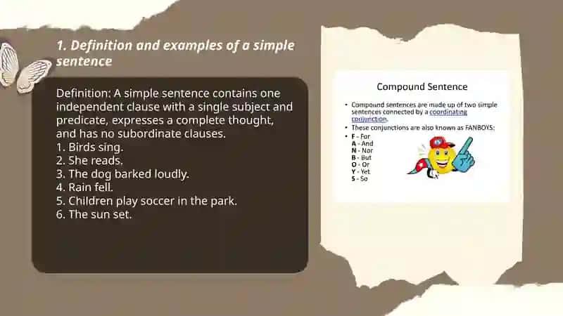 Simple and compound sentences 3