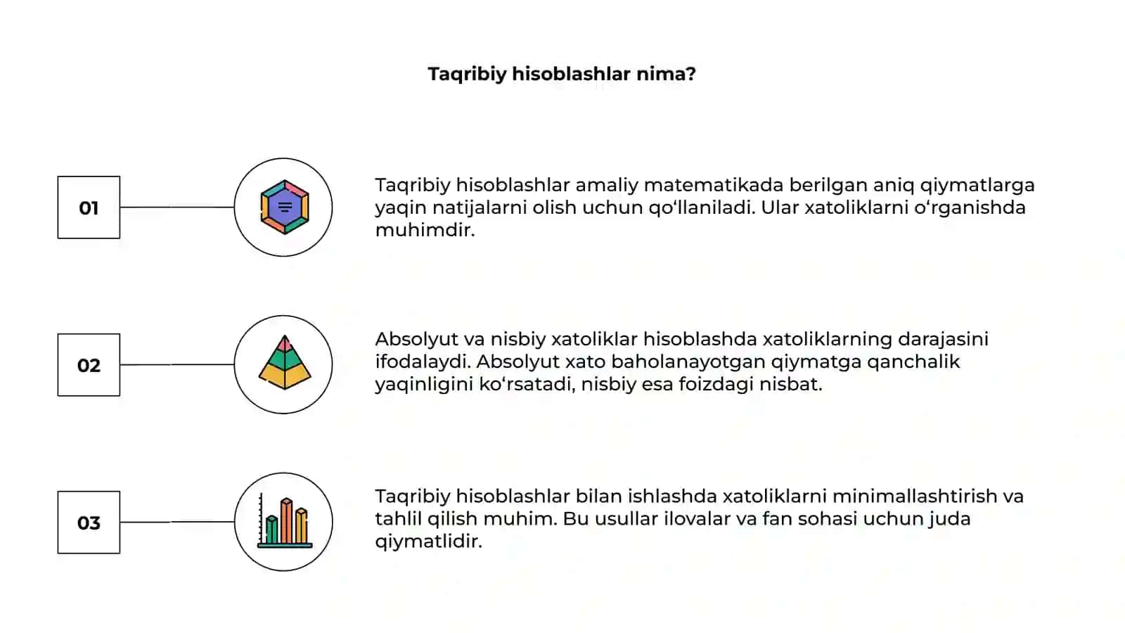 Taqribiy hisoblashlar 3