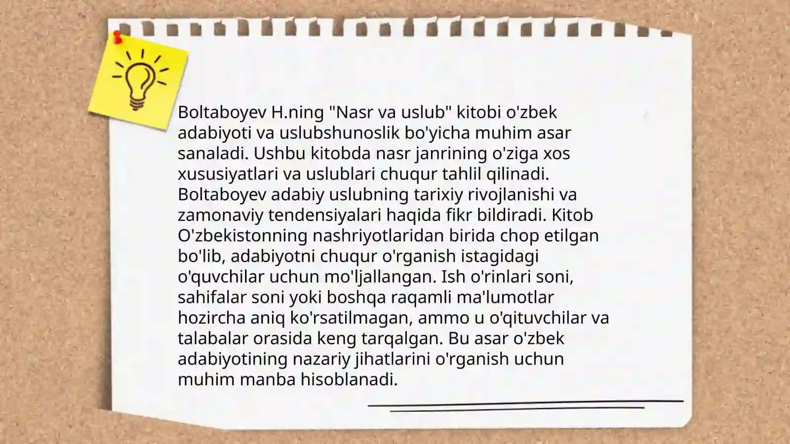 Nasr va Uslub Kitobini O‘qib 3