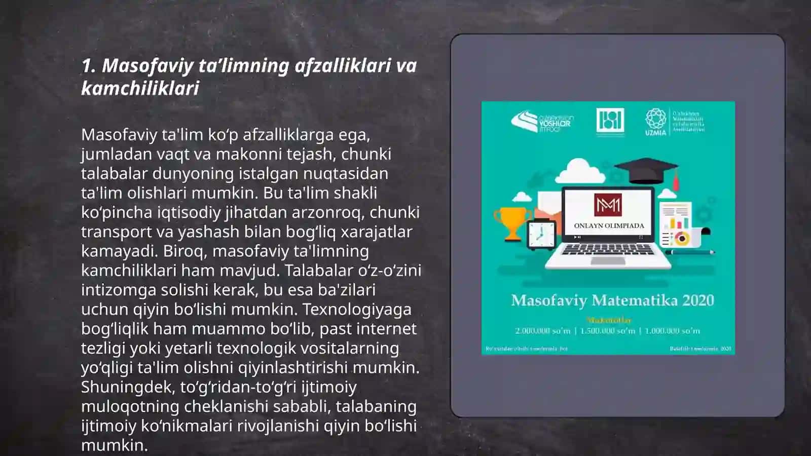 Masifaviy ta’limni tashkil etish va boshqarish.Ommaviy onlayn ochiq darslar 3