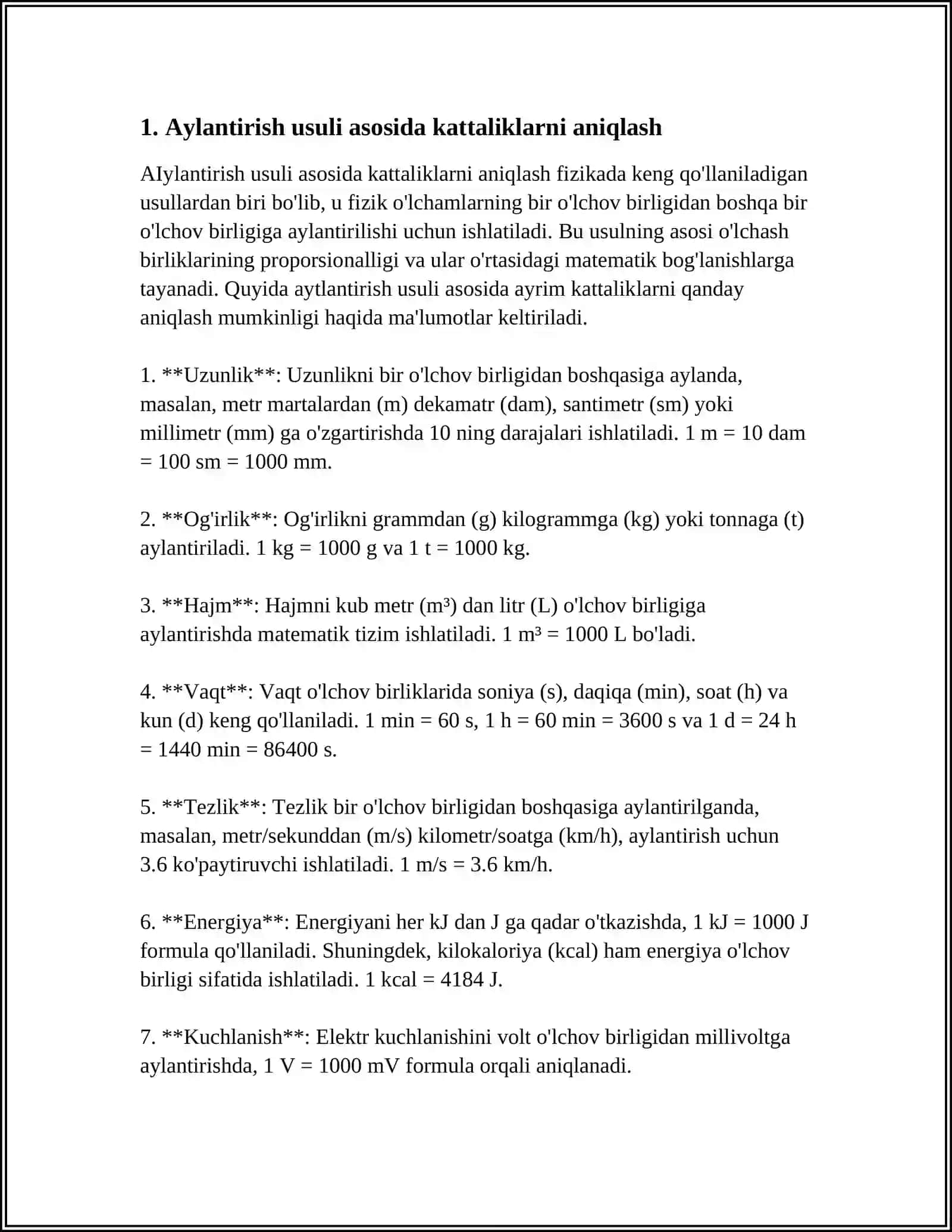 AYLANTIRISH VA JOYLASHTIRISH USULI ORQALI HAQIQIY KATTALIGINI MASALALAR YECHISH 3