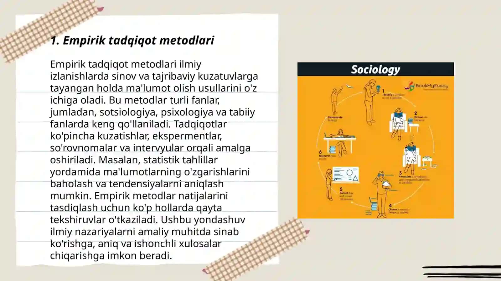 Kasbiy psixologiyaning ilmiy tadqiqot metodlari 3