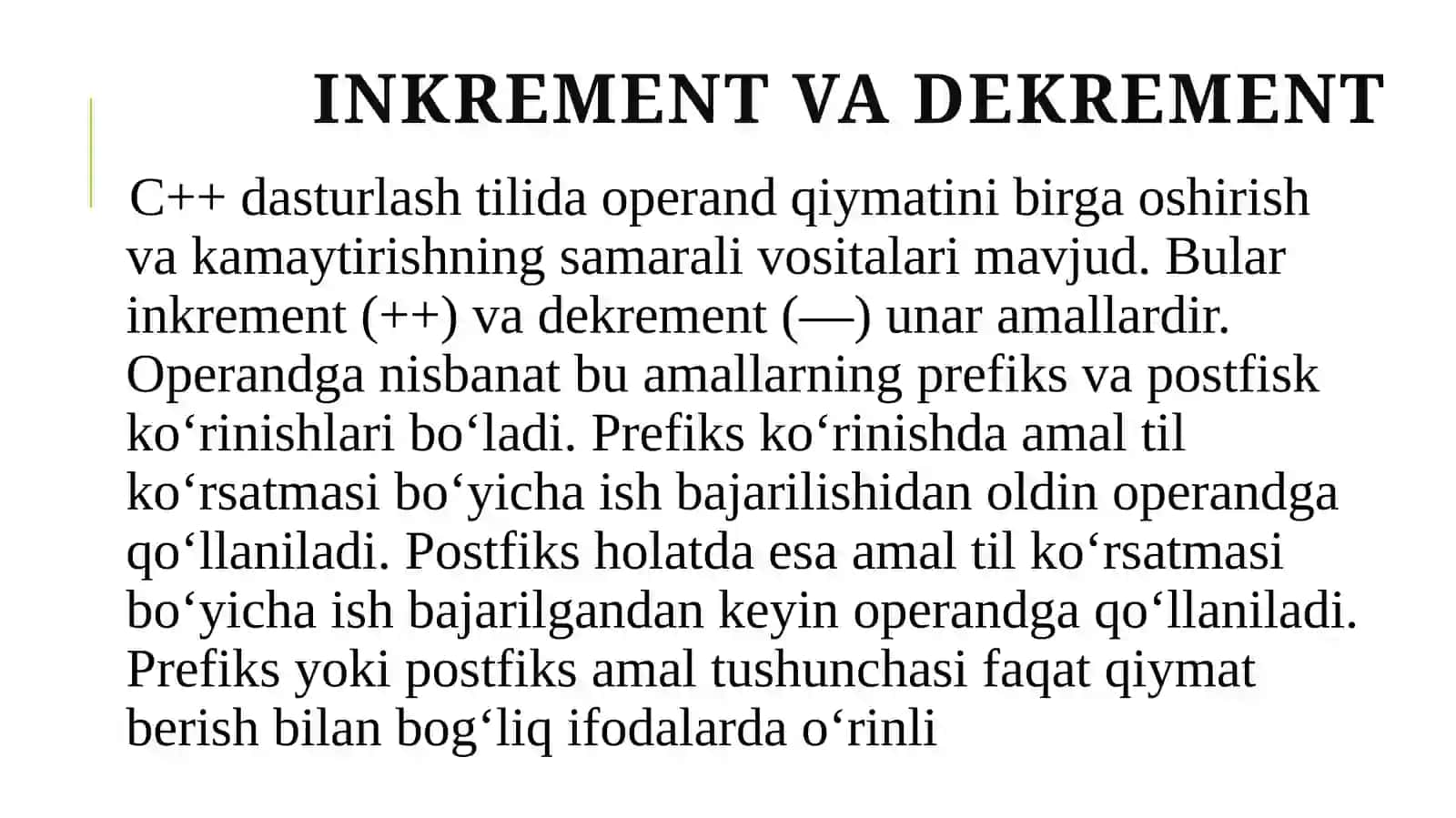 Uzilishlarni tashkil etish 3