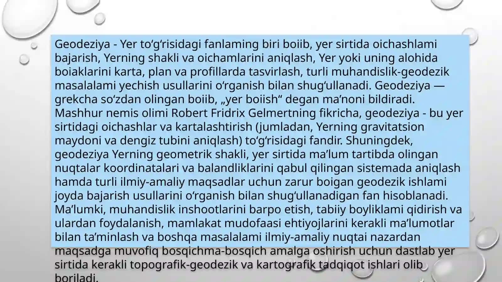 Geodeziya faniga kirish 3