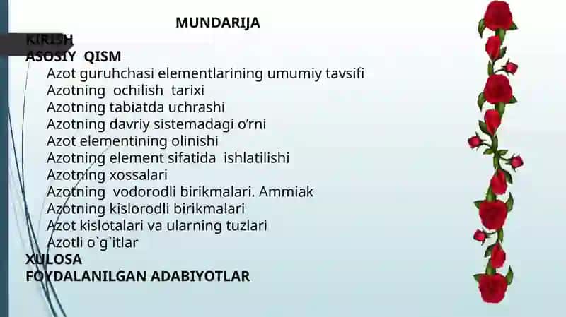 AZOT VA UNING BIRIKMALARI 3